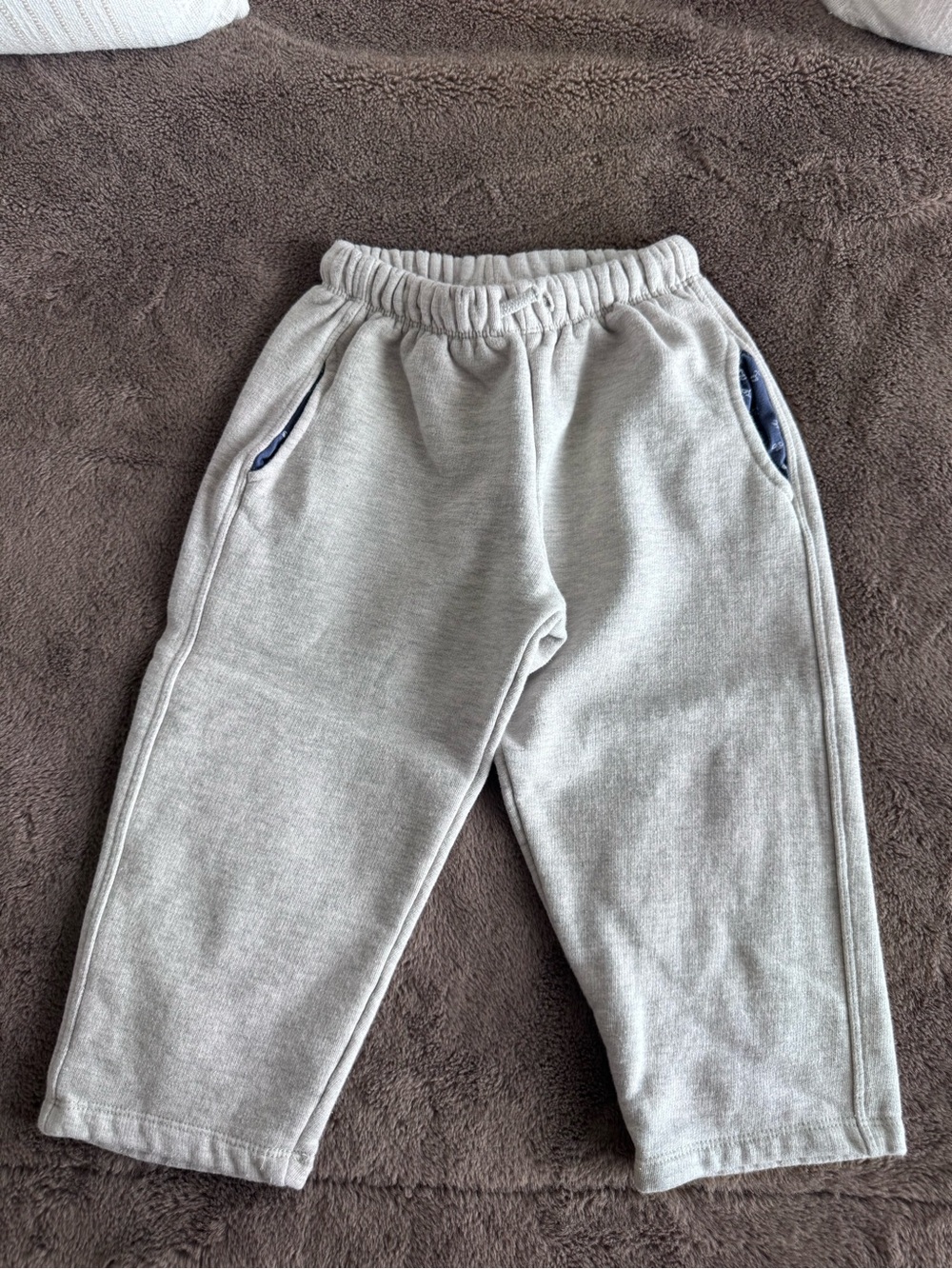 Zara Printed Pocket Plush Pants